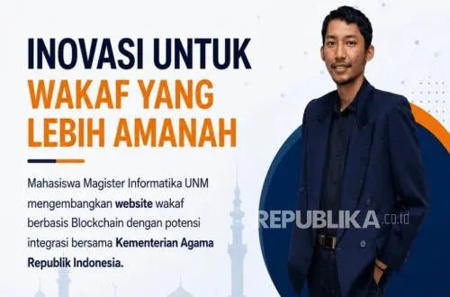 Mahasiswa Magister UNM Kembangkan Website Wakaf Berbasis Blockchain untuk Perkuat Transparansi