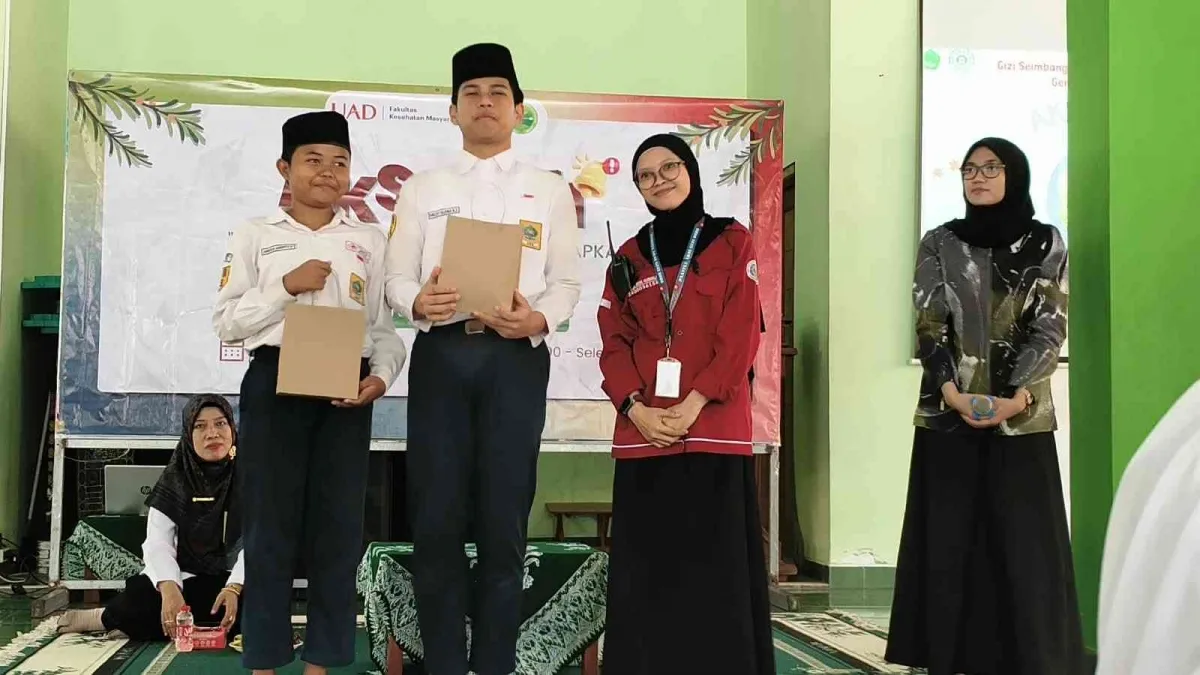 Siswa MTsN 2 Bantul Tunjukkan Pemahaman Gizi Seimbang dalam Seminar Kesehatan