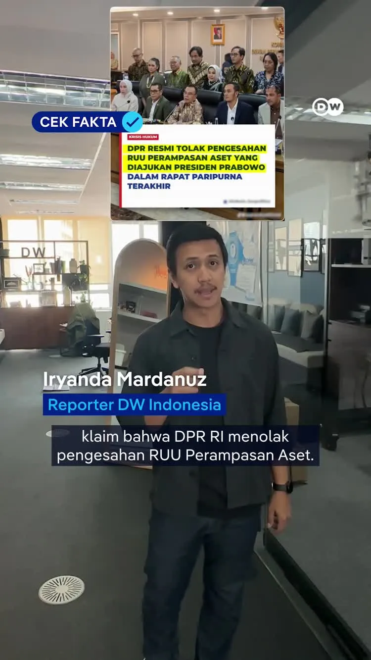 Cek Fakta: Benarkah DPR Resmi Menolak RUU Perampasan Aset yang Viral di Media Sosial?