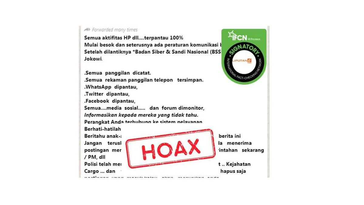 Deretan Hoaks Terkait HP yang Viral: Klaim Pemerintah Memantau hingga Isu Pajak 2027