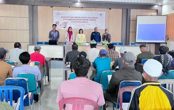 OJK Sultra dan Pemkab Konawe Selatan Gelar Edukasi Keuangan untuk Petani Kakao