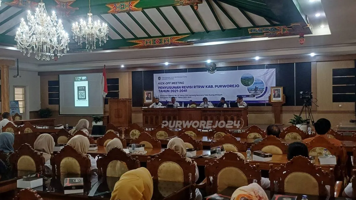Pemkab Purworejo Mulai Revisi RTRW 2021–2041, Fokus Sinkronisasi Kebijakan dan Perlindungan LP2B