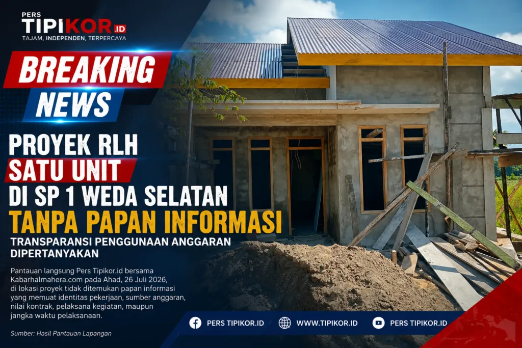 Proyek Rumah Layak Huni di SP 1 Weda Selatan Tak Dipasang Papan Informasi, Warga Pertanyakan Transparansi