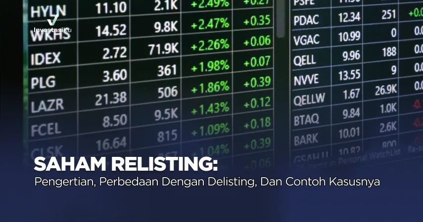 Mengenal Relisting Saham: Arti, Perbedaan dengan Delisting, hingga Contoh Kasus di BEI