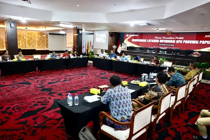 KPU Papua Gelar Forum Konsultasi Publik untuk Perkuat Standar Layanan Informasi