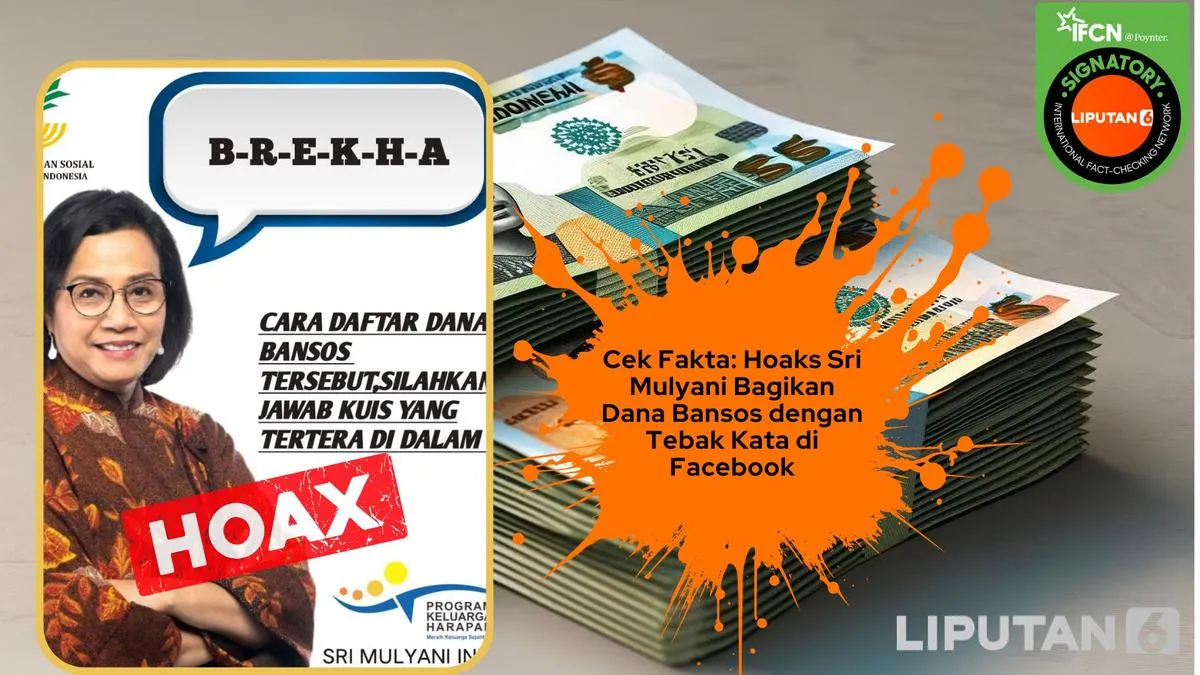 Hoaks Video Bantuan Catut Nama Sri Mulyani Beredar di Medsos, Ini Daftar Klaimnya