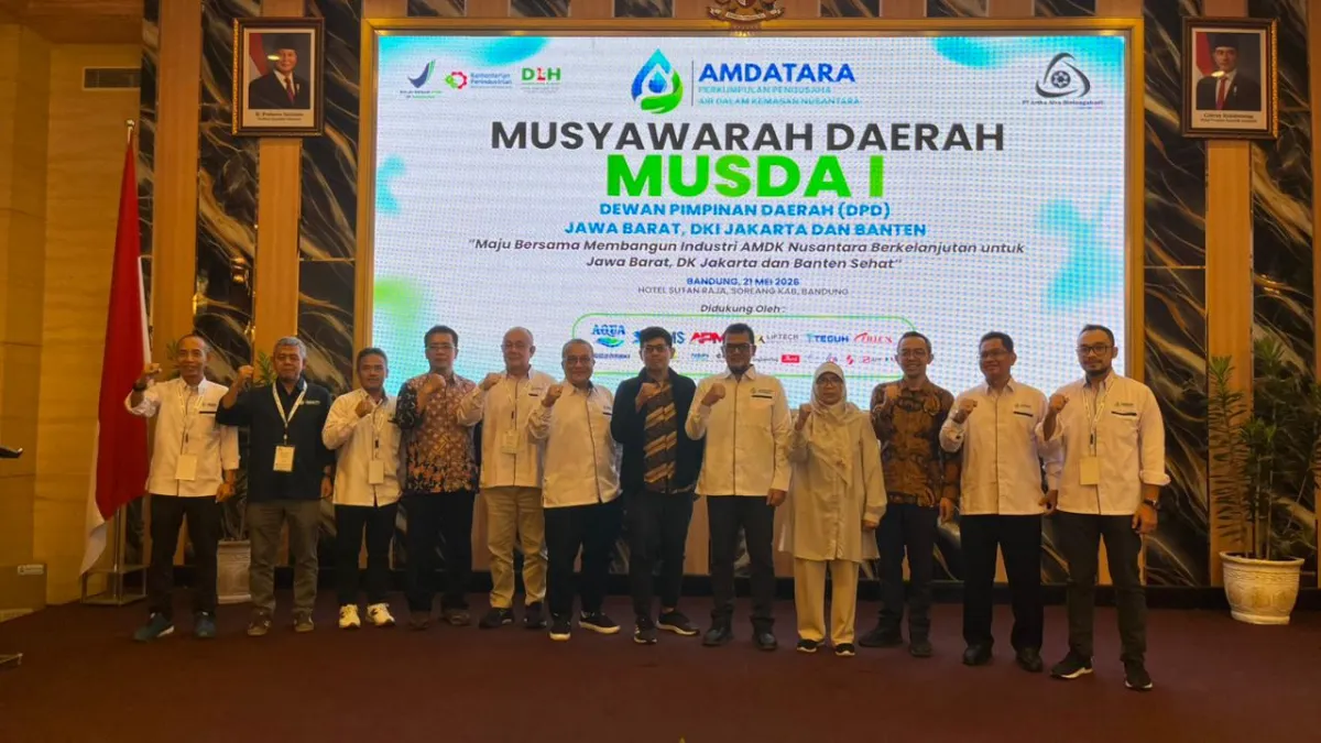 Perkuat Konsolidasi Industri AMDK, DPD AMDATARA Jawa Barat, DKI Jakarta, dan Banten Gelar Musda I