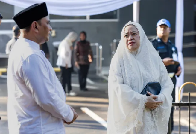 Salat di Masjid DPR RI Senayan, Puan Maharani Harap Idul Adha 2026 Jadi Momen Rajut Kepedulian Sosial
