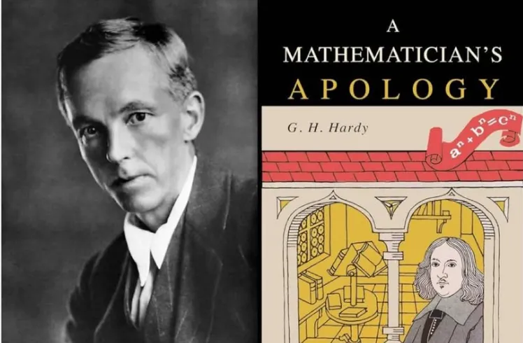 Hardy dan bukunya "A Mathematician's Apology".
