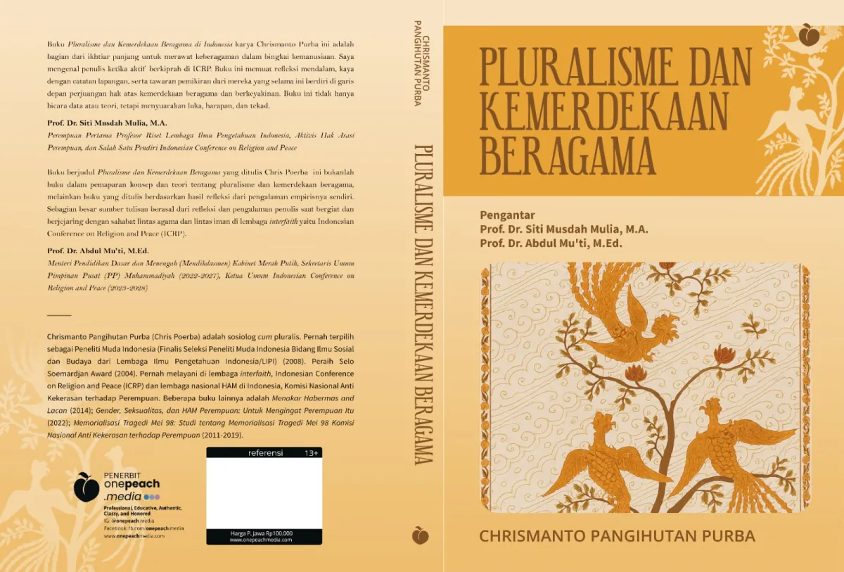 Cover buku "Pluralisme dan Kemerdekaan Beragama".