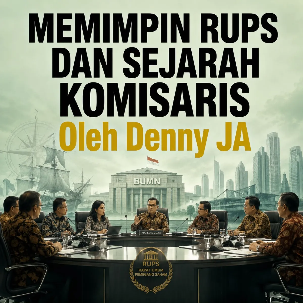 Ilustrasi RUPS sebuah perusahaan.
