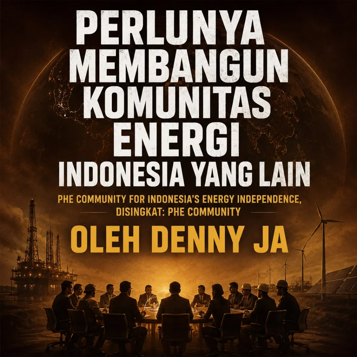 Ilustrasi komunitas energi.