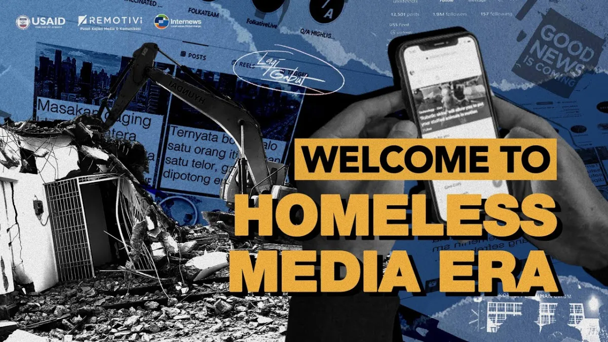 Ilustrasi homeless media.