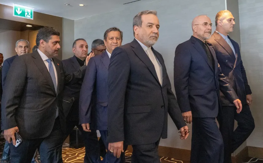Delegasi Iran yang datang ke Swiss.