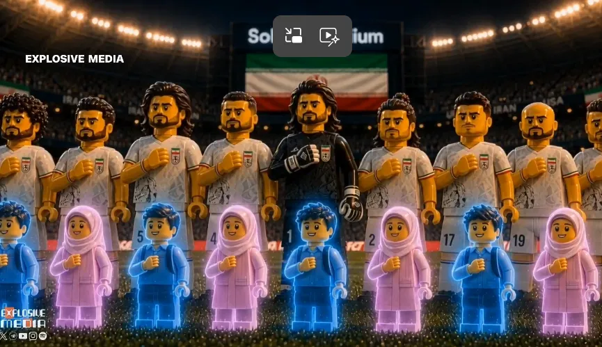 Menlu Iran membagikan video AI yang menunjukkan tim Iran memasuki lapangan untuk Piala Dunia bersama anak-anak yang tewas dalam serangan udara AS.