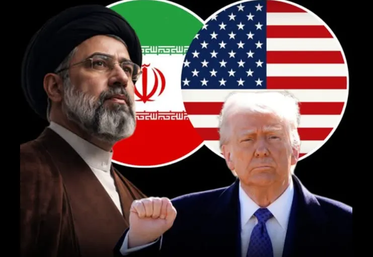 Mojtaba Khamenei dan Donald Trump.