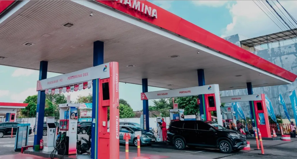 SPBU penjual Pertamax.
