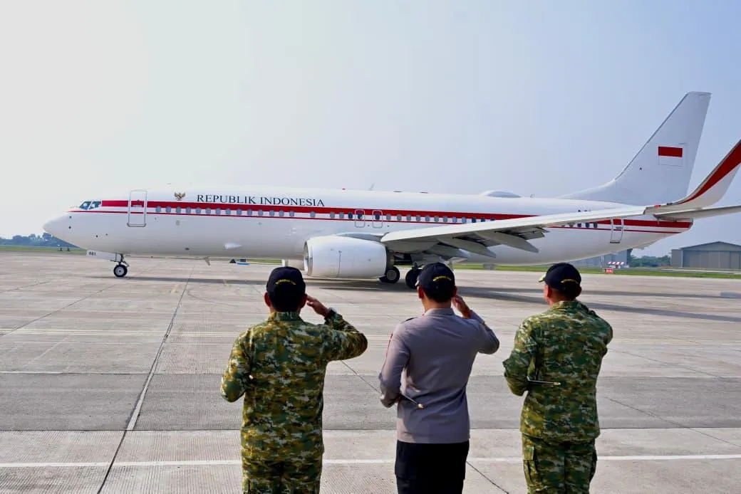 Presiden Prabowo Subianto bertolak menuju Provinsi Lampung dalam rangka kunjungan kerja pada Rabu, 10 Juni 2026.