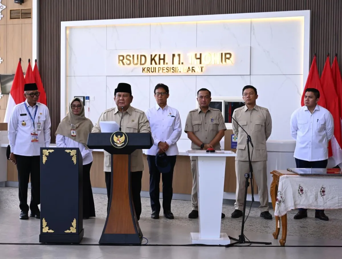 Peresmian rumah sakit tersebut menjadi bagian dari komitmen pemerintah dalam memperluas akses layanan kesehatan.