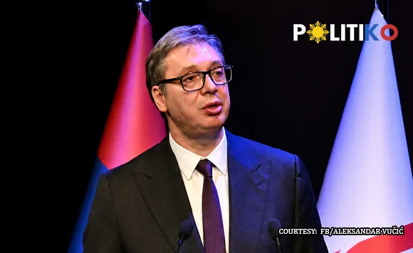 Presiden Serbia Aleksandar Vucic.