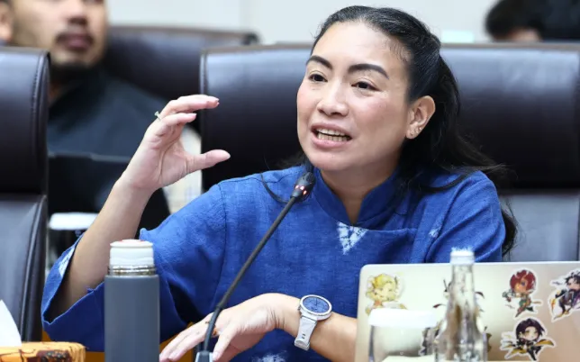 Wakil Ketua Komisi VII DPR RI Rahayu Saraswati Djojohadikusumo, dalam Rapat Dengar Pendapat Umum Panja RUU Kawasan Industri Komisi VII DPR RI bersama Himpunan Kawasan Industri Indonesia.