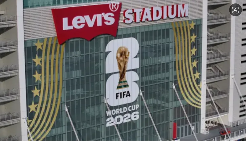 Pemandangan Stadion Levi's menjelang Piala Dunia FIFA 2026 di wilayah Teluk San Francisco, Santa Clara, California, Amerika Serikat, 28 Mei 2026.