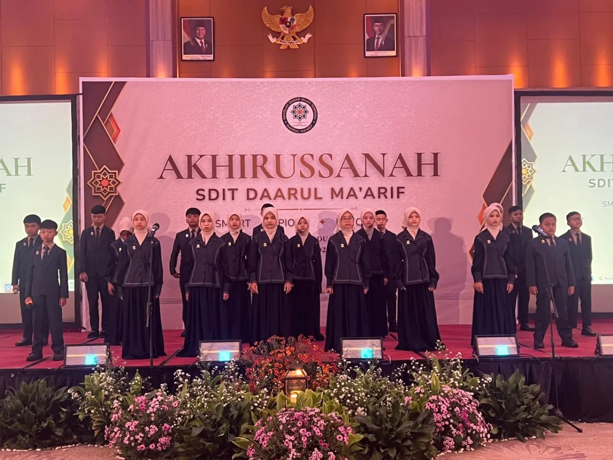 SDIT Daarul Ma’arif Cianjur menggelar Akhirussanah siswa kelas VI Tahun Pelajaran 2025/2026.