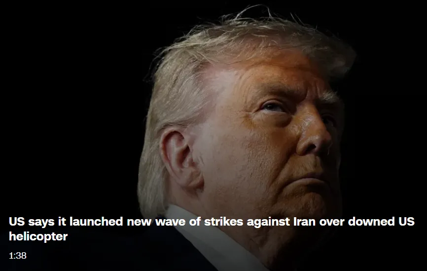 Presiden AS Donald Trump saat mengancam Iran.