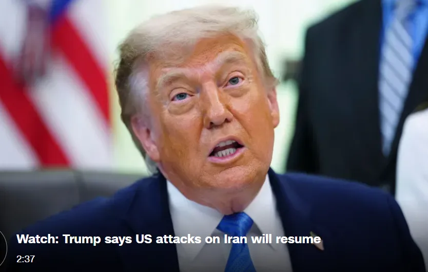 Presiden AS Donald Trump juga menyuarakan kekecewaannya atas lambatnya laju negosiasi.