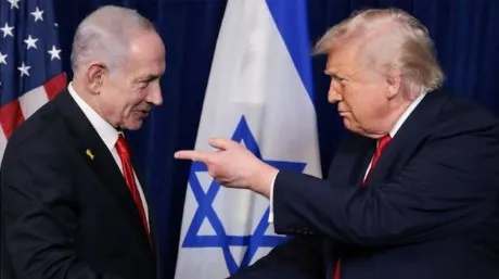 Netanyahu dan Trump.