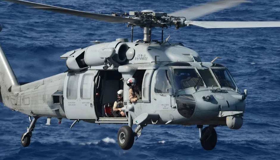 Helikopter MH-60 Sea Hawk milik Angkatan Laut AS.