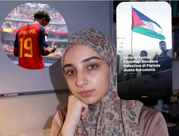 Balqis Humaira dan Lamine Yamal.