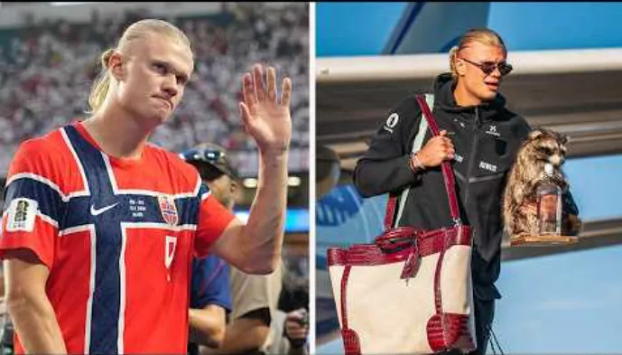 Erling Haaland, bintang Piala Dunia dari Norwegia.