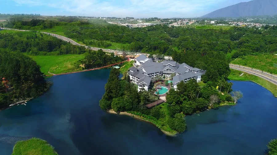 Ilustrasi kawasan wisata di Lido.