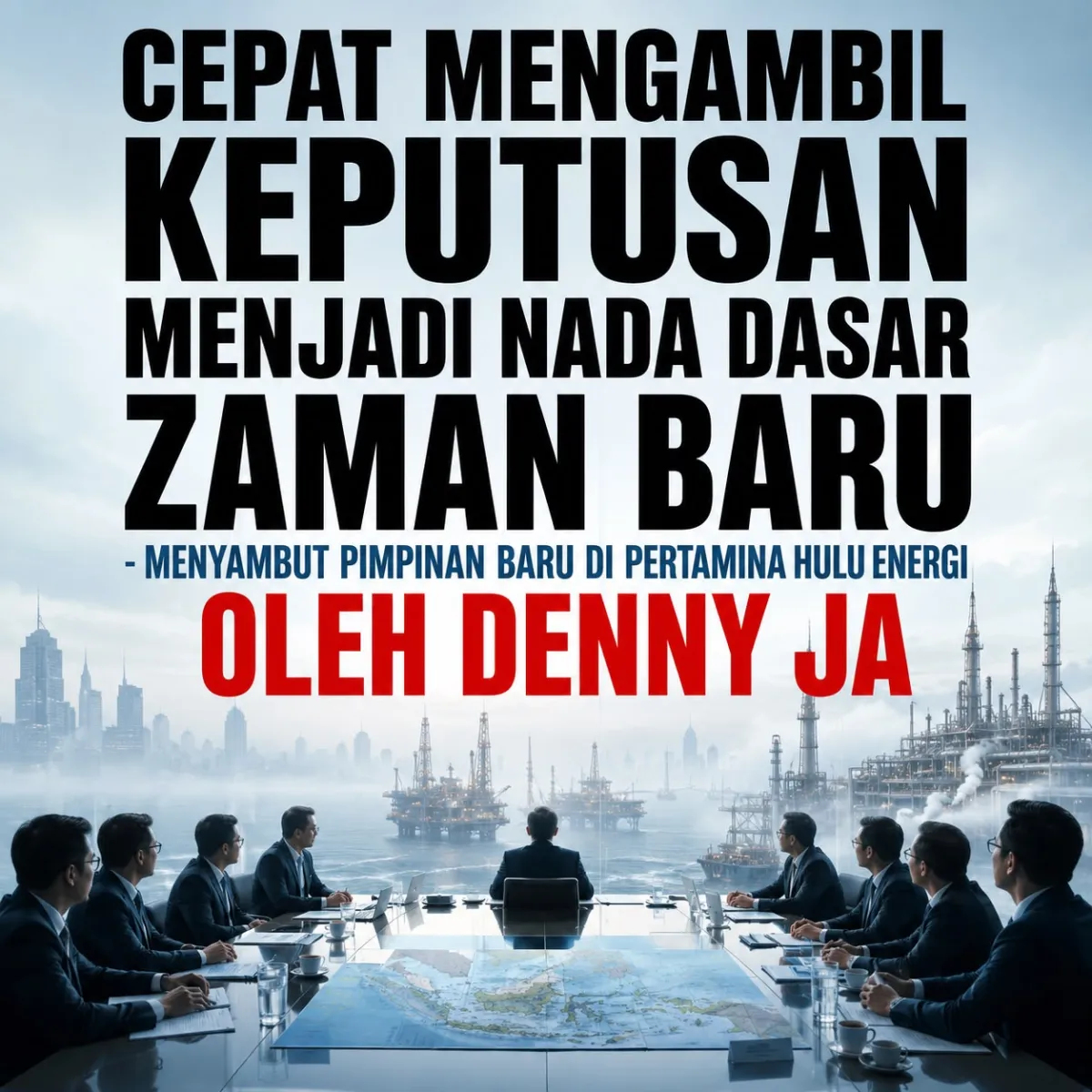 Ilustrasi pengambilan keputusan dalam organisasi.