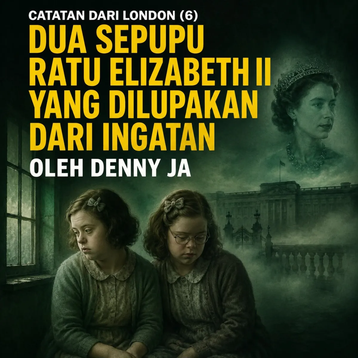 Nerissa Bowes-Lyon dan Katherine Bowes-Lyon. Mereka putri John Bowes-Lyon, kakak kandung Elizabeth Bowes-Lyon yang kelak dikenal sebagai Queen Mother.