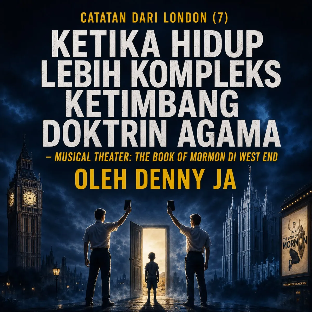 Ilustrasi dua misionaris menghadapi realita kehidupan.