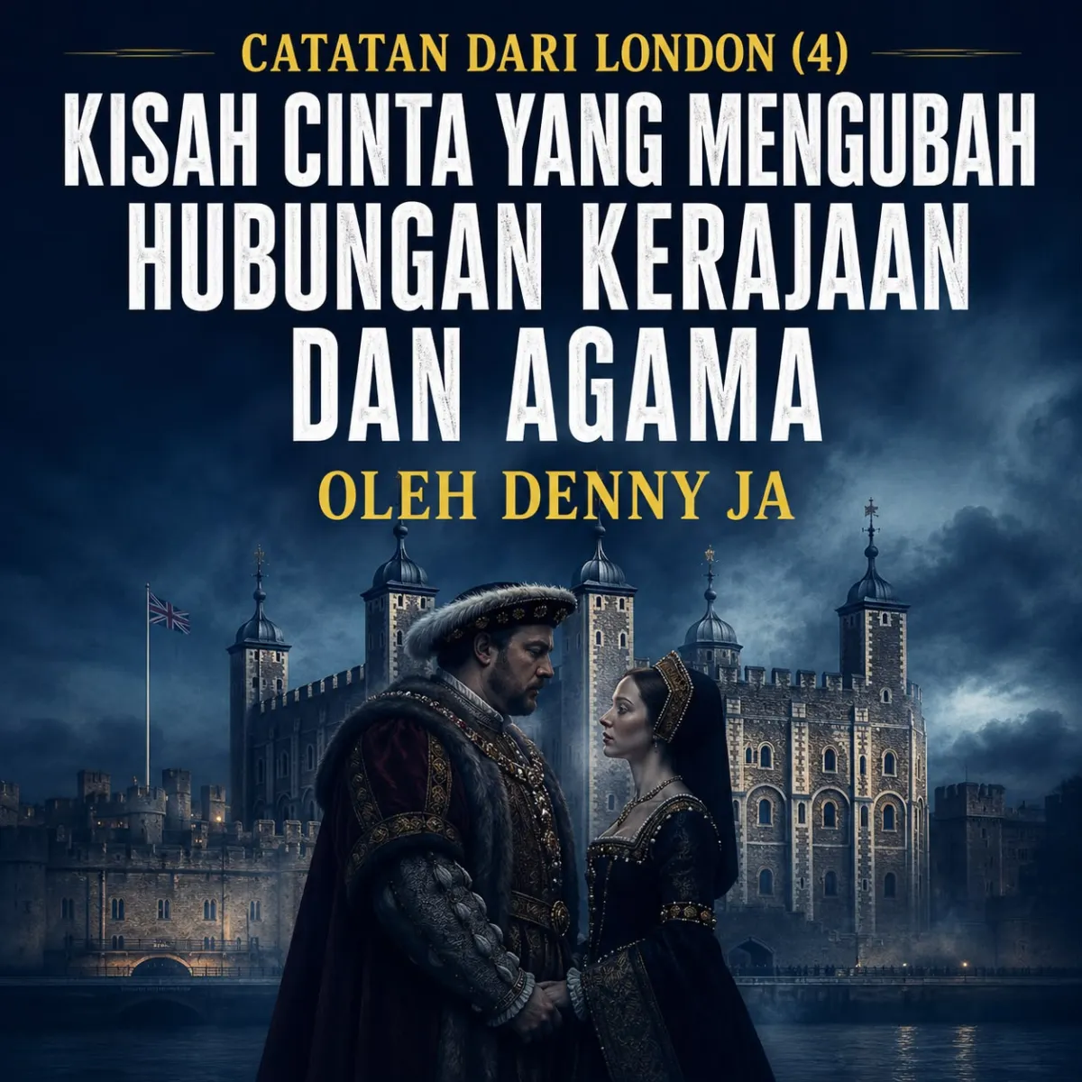 Ilustrasi Raja Henry VIII dan Anne Boleyn.