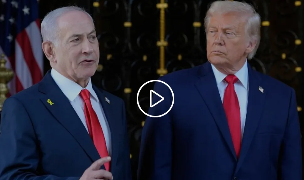 Pertemuan PM Israel Netanyahu dan Presiden AS Donald Trump.