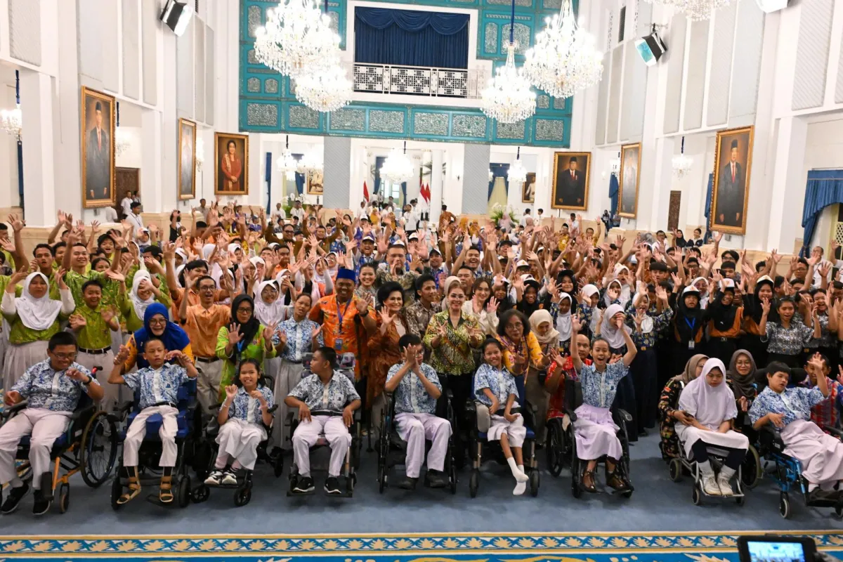 Ini 162 pelajar disabilitas dari berbagai Sekolah Luar Biasa (SLB) di Jakarta.