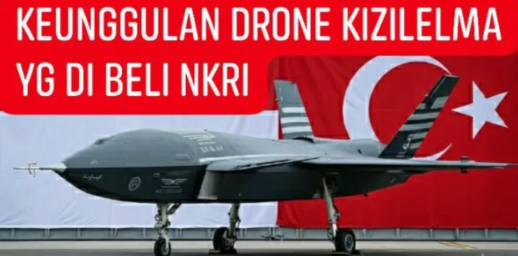 Pesawat tempur nirawak (UCAV) Bayraktar Kızılelma buatan perusahaan Turki, Baykar.