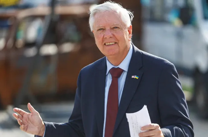 Lindsey Graham, senator Republik terkemuka di AS dan sekutu utama Presiden Donald Trump.