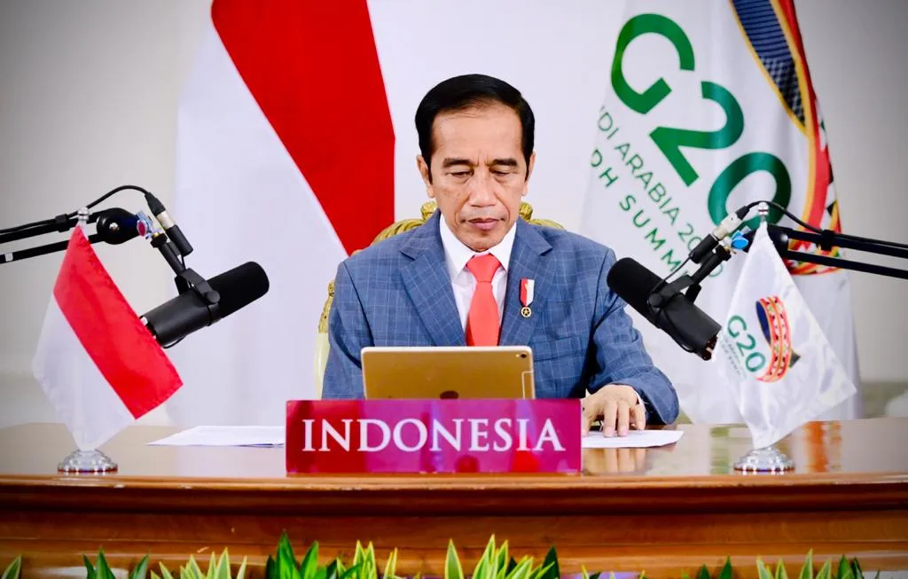 Presiden Joko Widodo di acara G20.