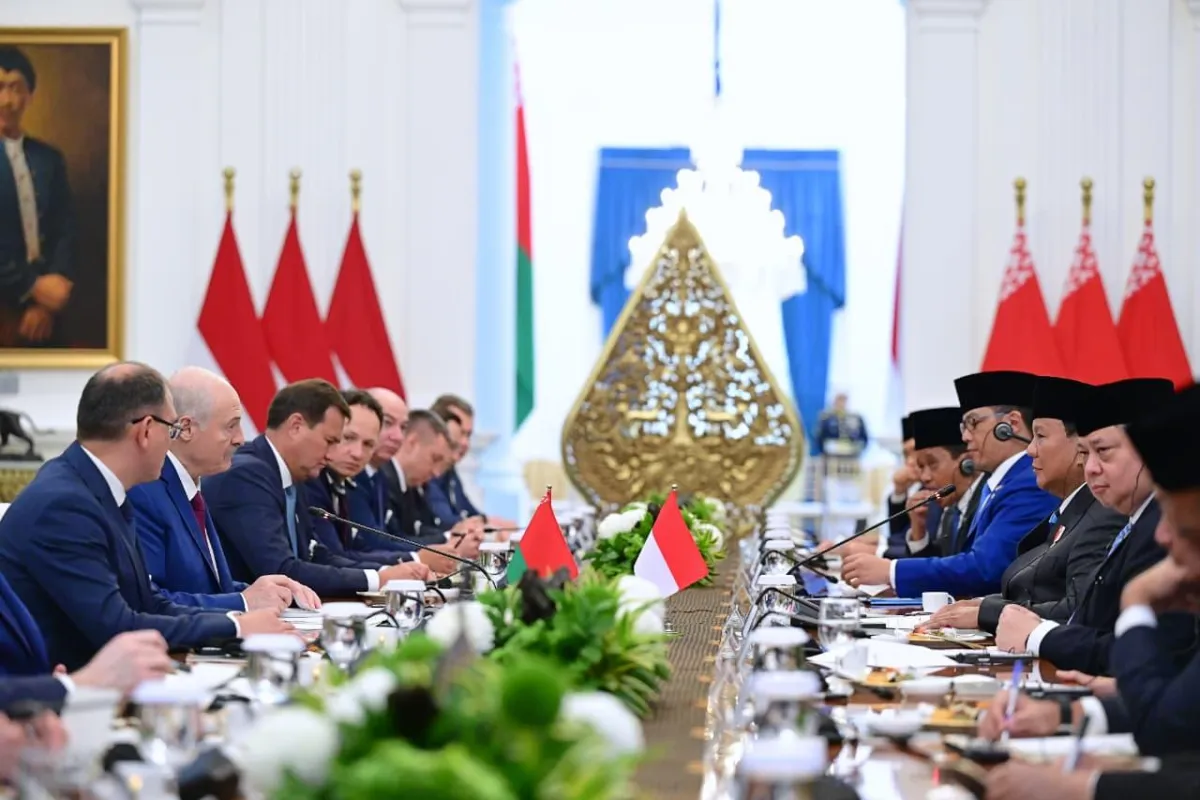 Penunjukan sejumlah nota kesepahaman atau Memorandum of Understanding (MoU) antara Indonesia dan Belarus.
