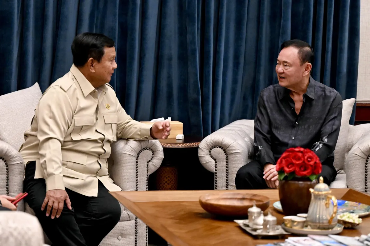 Presiden Prabowo Subianto menerima kunjungan Perdana Menteri Thailand periode 2001–2006, Thaksin Shinawatra.