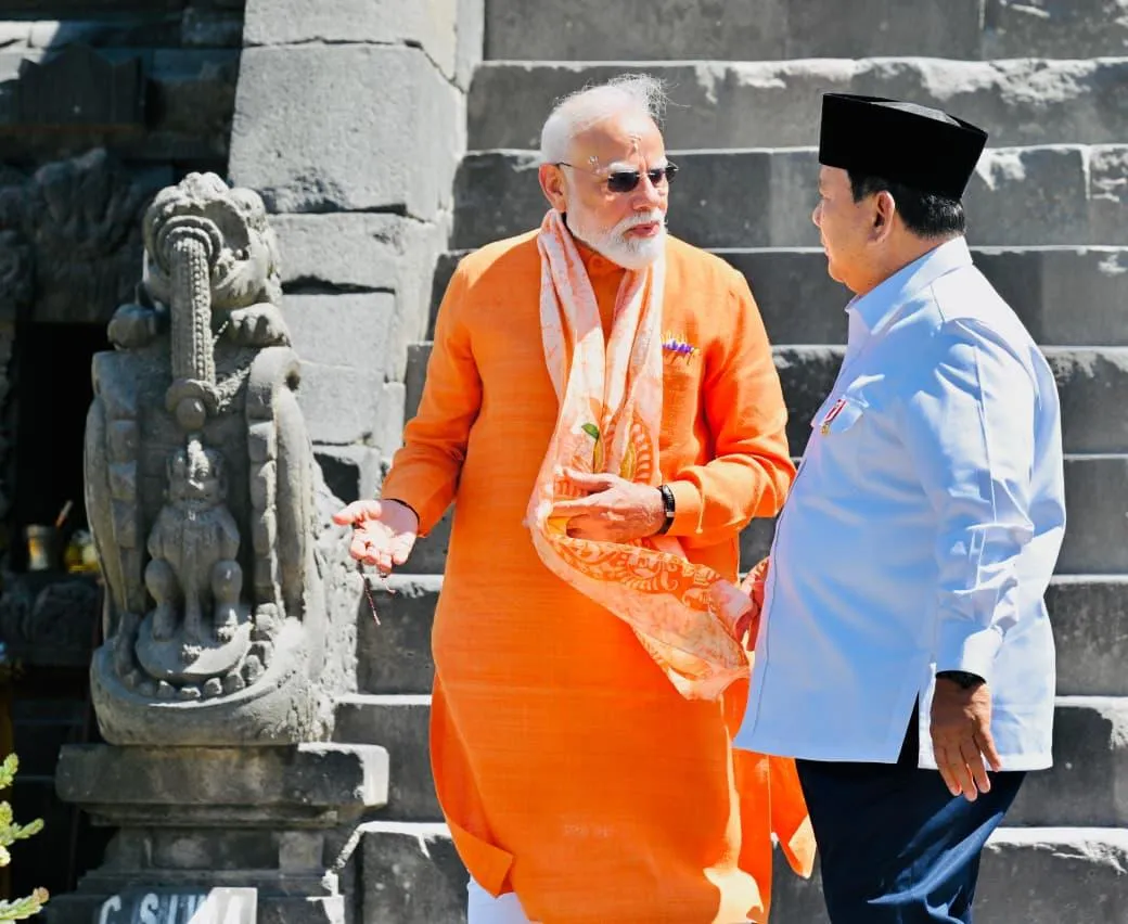 PM India Narendra Modi menyampaikan apresiasi atas kepemimpinan Presiden Prabowo Subianto.