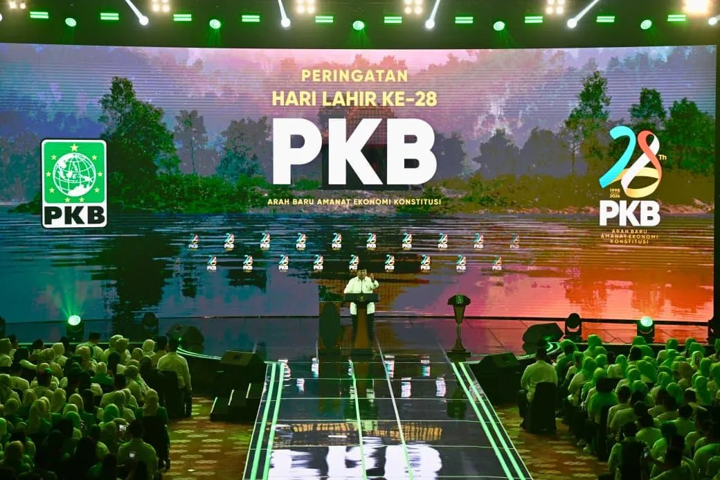 Peringatan Hari Lahir Partai Kebangkitan Bangsa (PKB) ke-28 digelar di Jakarta International Convention Center (JICC).