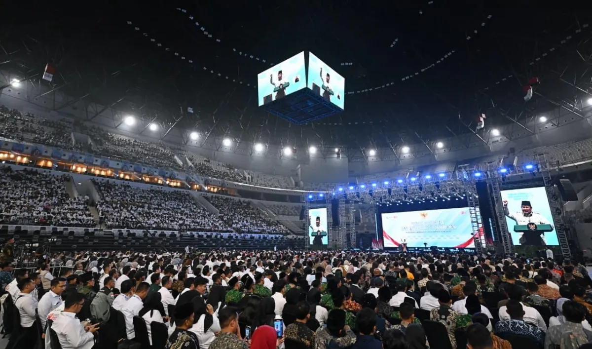 Puncak Peringatan Hari Koperasi ke-79 Tahun 2026 yang digelar di Indonesia Arena, Jakarta, pada Minggu, 12 Juli 2026.