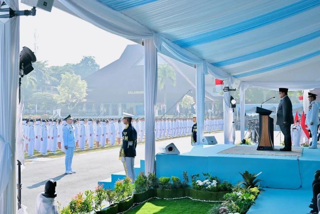 Upacara Pelantikan Pamong Praja Muda (PPM) Angkatan XXXIII Institut Pemerintahan Dalam Negeri (IPDN) Tahun 2026.