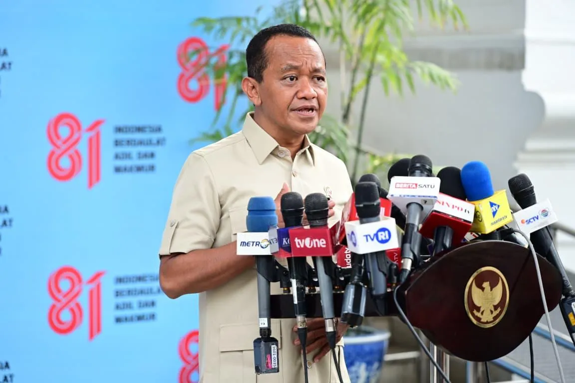 Menteri Energi dan Sumber Daya Mineral (ESDM) Bahlil Lahadalia.